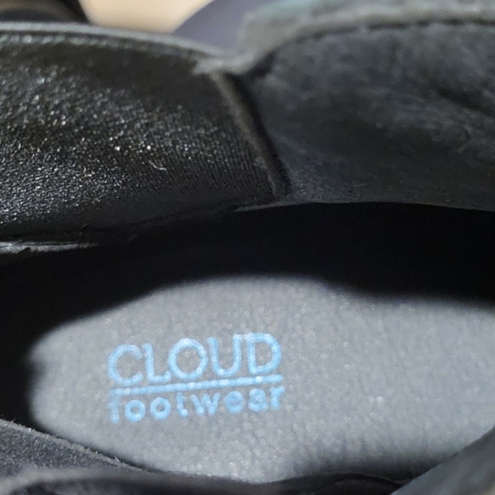 Cloud Gish Leather Boots Lightweight Black Women 7-7.5 (EU 38) Made in Portugal - Picture 7 of 7
